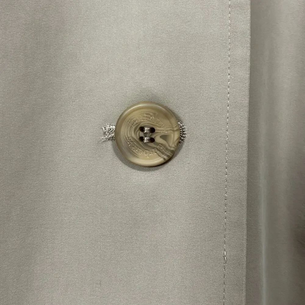 Burberry Long Waterloo Heritage Trench Coat size 12 petite - Picture 6 of 14